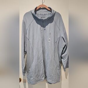 Active USA Gray Zip-Up Hoodie